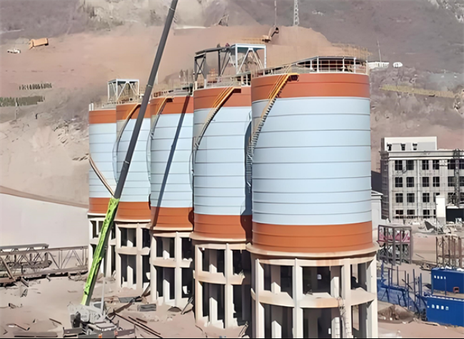 石楼高架钢板仓